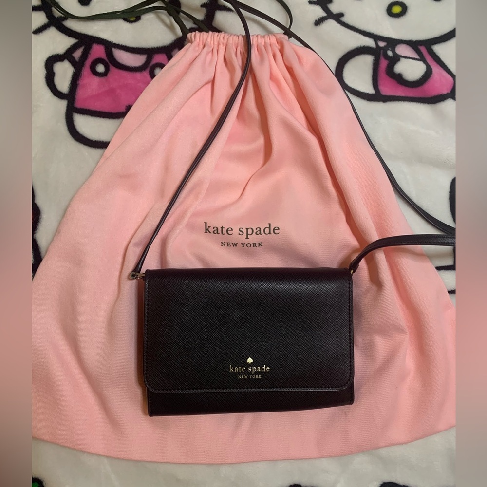 KATE SPADE BLACK CROSSBODY